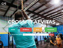 Tablet Screenshot of crossfitaevitas.com